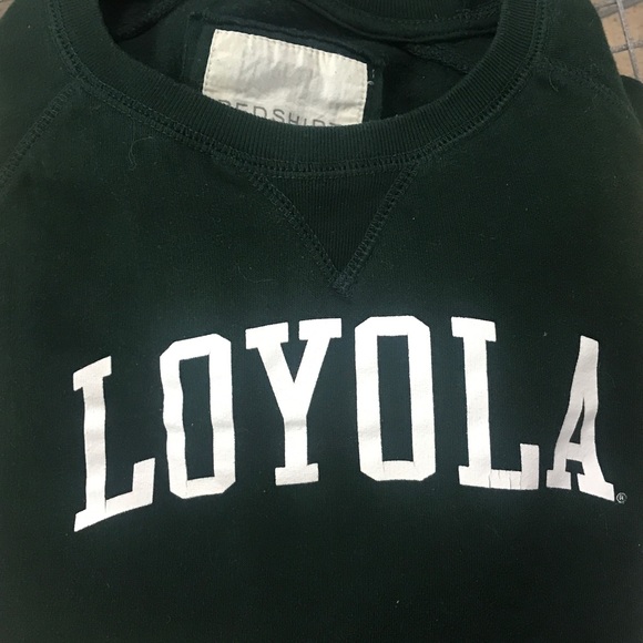 Other - LOYOLA Hunter Green Sweatshirt Size L